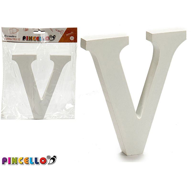 KALINDRA | BB. Letter Pincello 1,8 x 21 x 17 cm Letter V (12 Units)