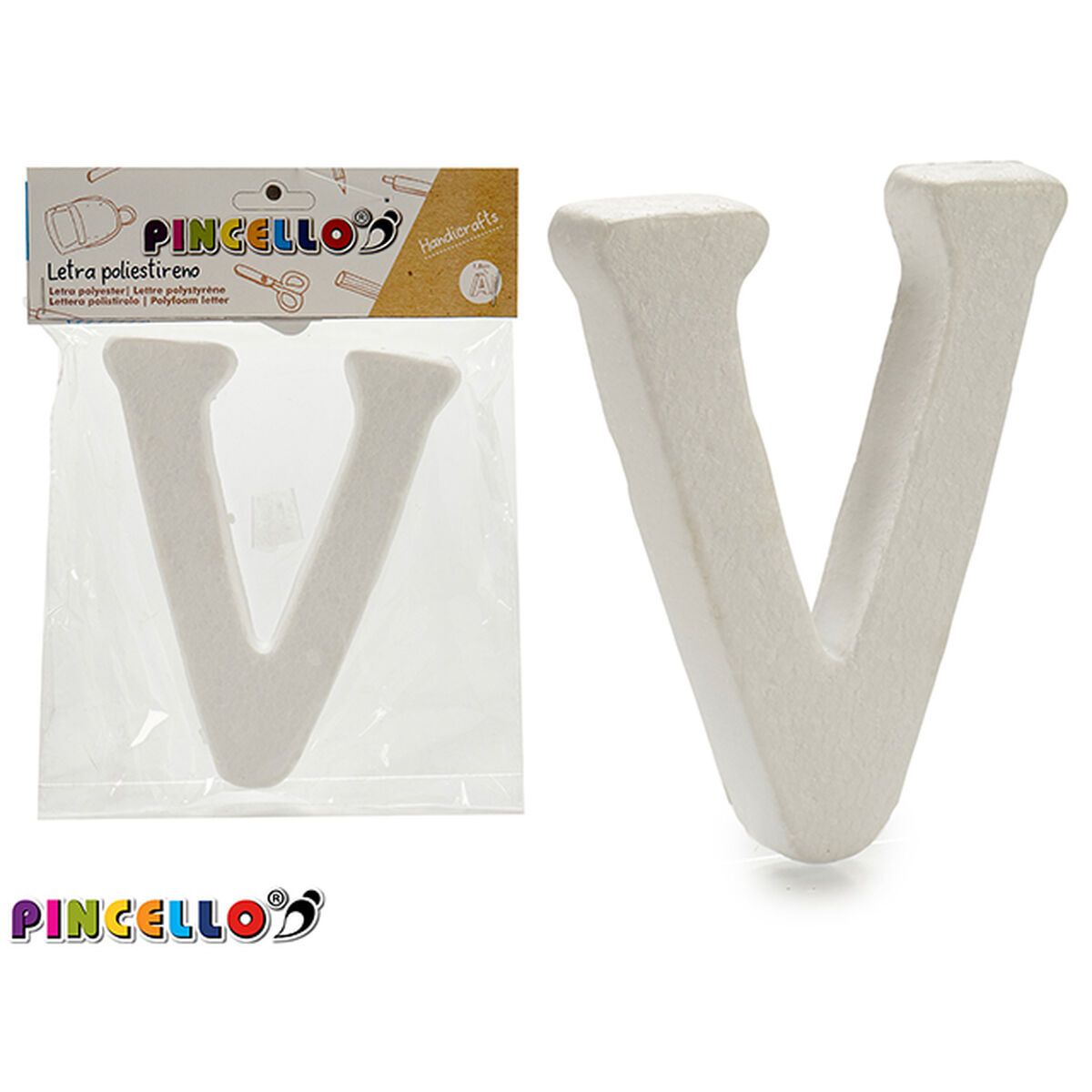 KALINDRA | BB. Letter Pincello FOAM LETTER V Letter V (12 Units)