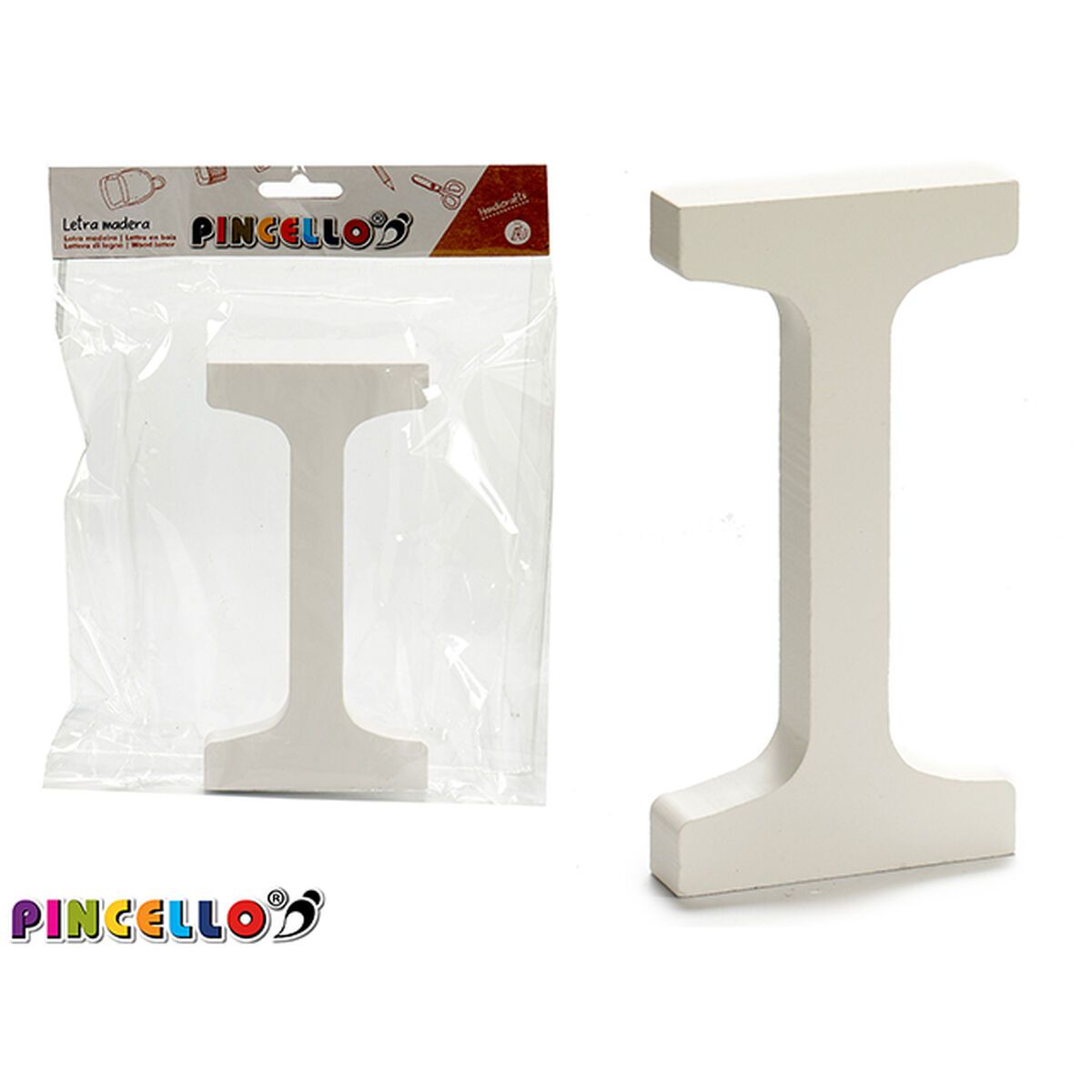 KALINDRA | BB. Wall Decoration Pincello 1,8 x 21 x 17 cm Letter I (12 Units)