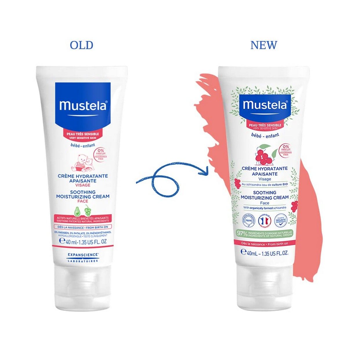 KALINDRA | BB. Hydrating Facial Cream for Babies Mustela Niño 40 ml