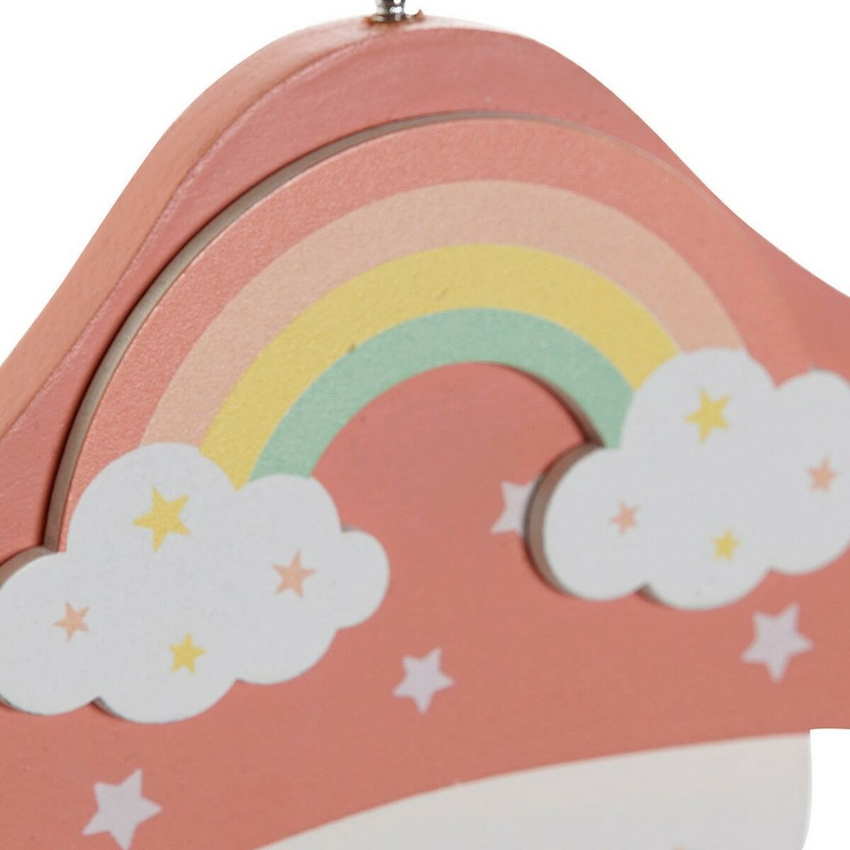KALINDRA | BB. Hanger DKD Home Decor MDF Wood Rainbow (2 pcs) (35 x 1 x 19 cm)