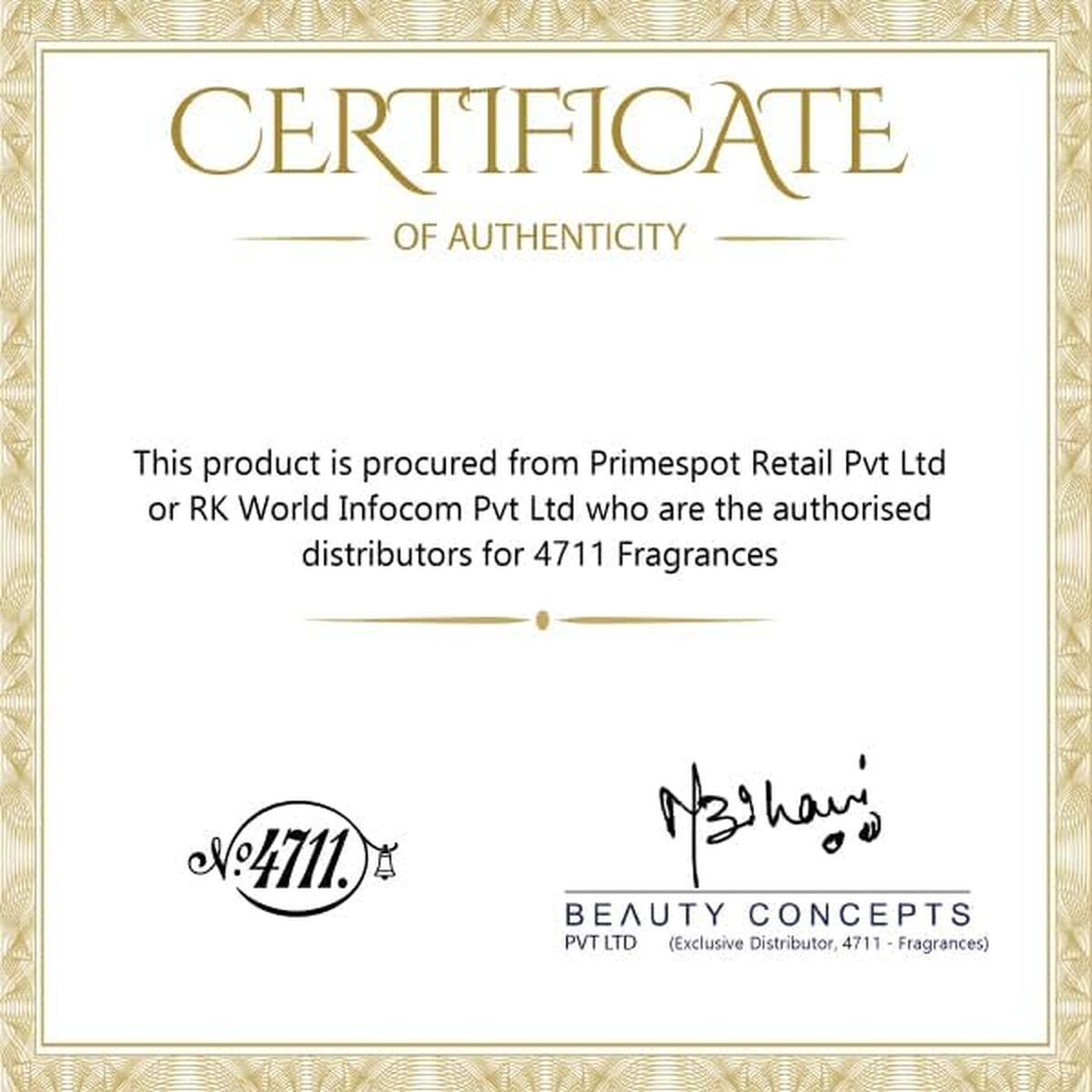 KALINDRA | BB. Unisex Perfume 4711 FLORAL COLLECTION ROSE