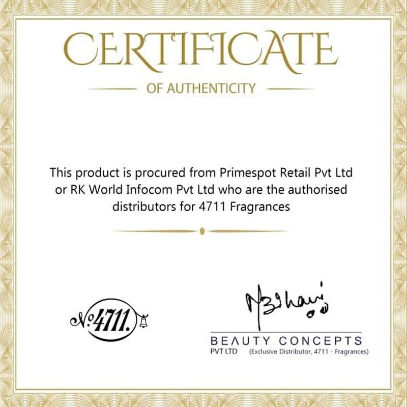 KALINDRA | BB. Unisex-Parfüm 4711 FLORAL COLLECTION ROSE