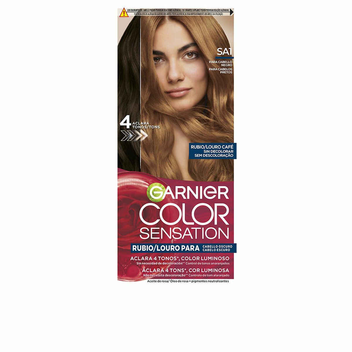 KALINDRA | BB. Permanent Dye Garnier COLOR SENSATION Louro Café (5 Units)