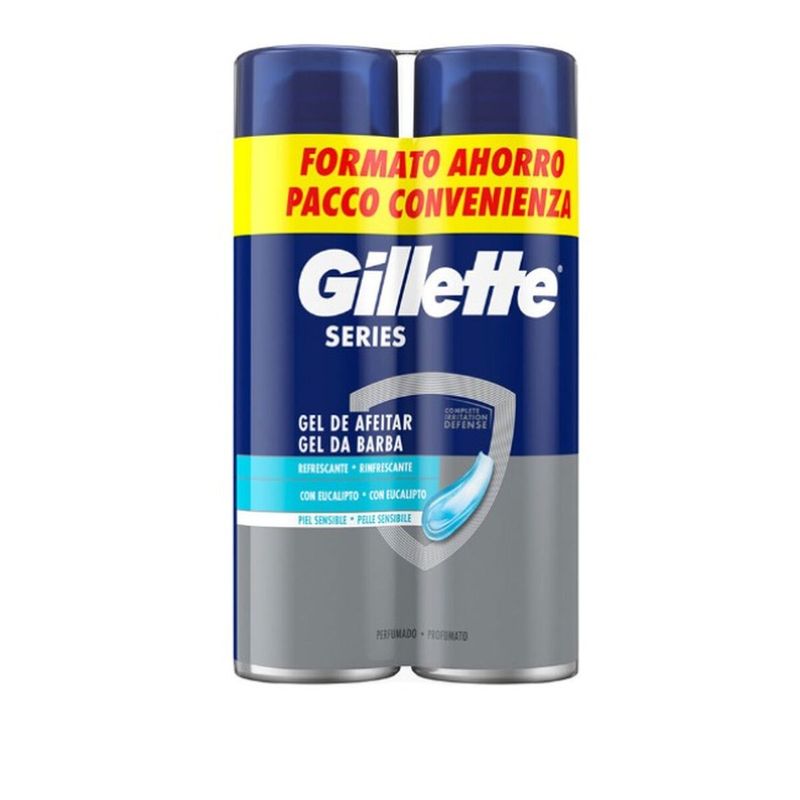 KALINDRA | BB. Gel de Afeitar Gillette SERIES 200 ml 2 Unidades