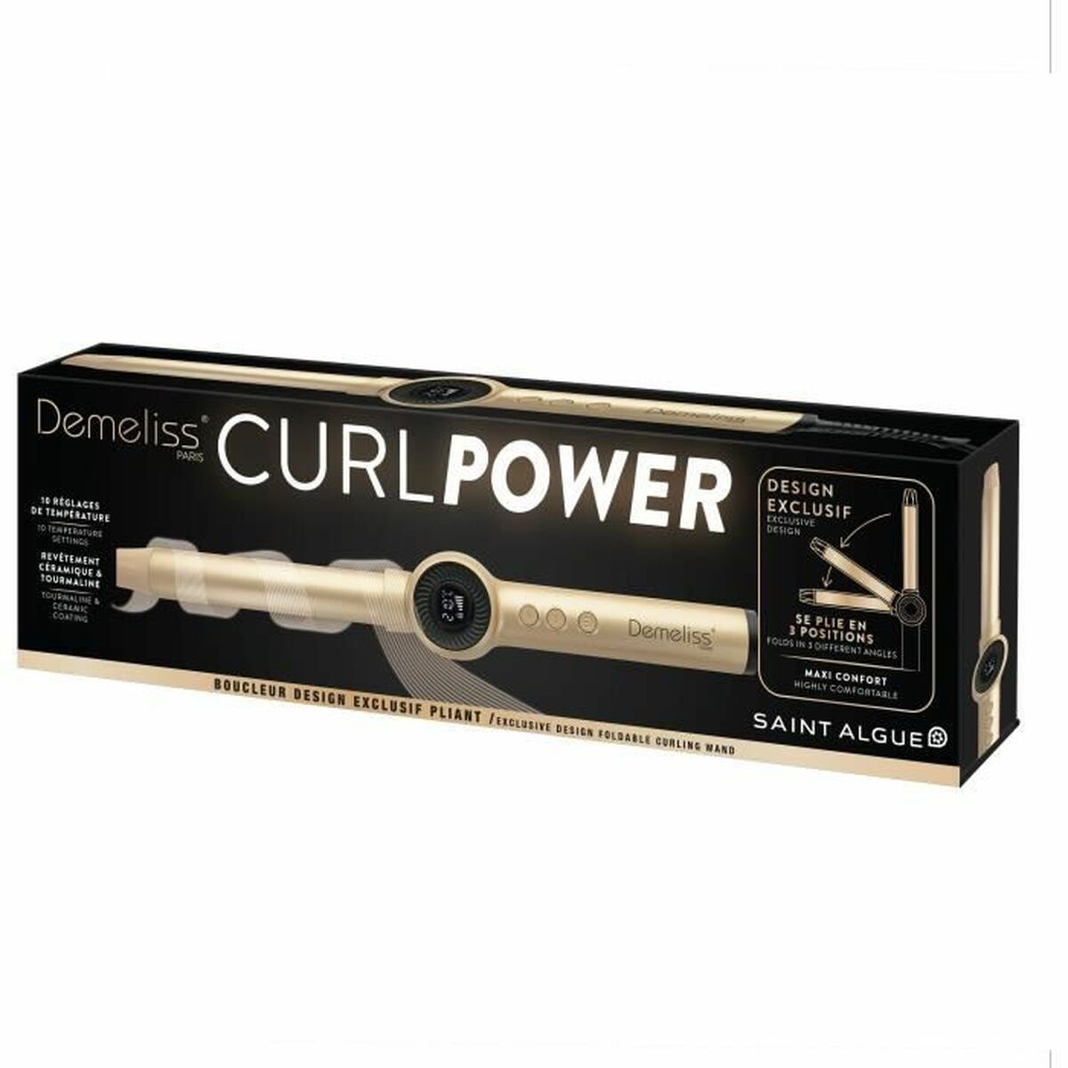 KALINDRA | BB. Curling Tongs Saint-Algue Demeliss Curl Power