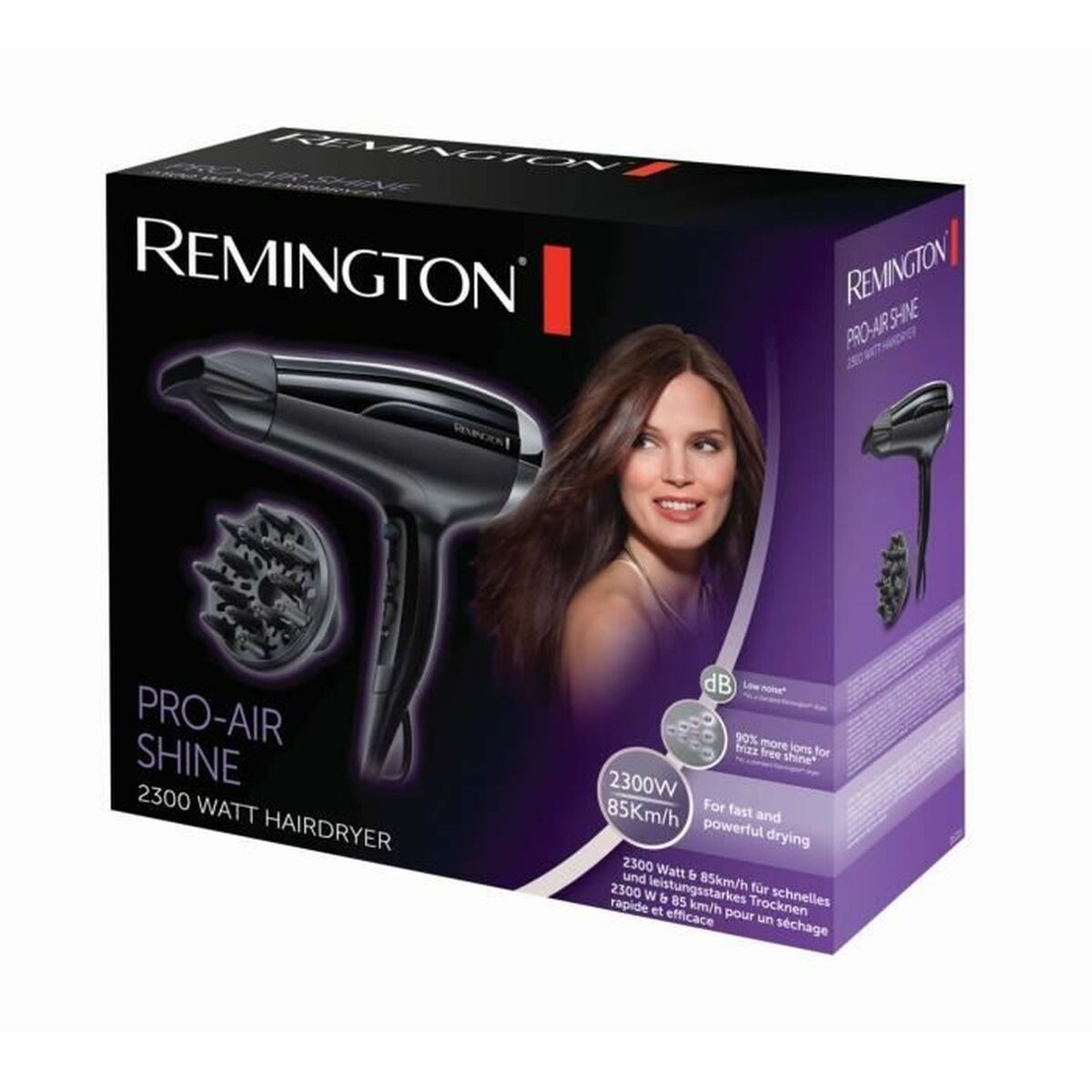 KALINDRA | BB. Hairdryer Remington D5215 2300 W Black