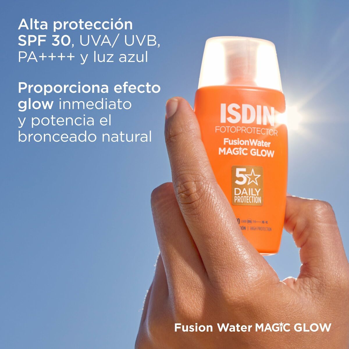 KALINDRA | BB. Facial Sun Cream Isdin Fusion Water Magic Glow Spf 30 50 ml