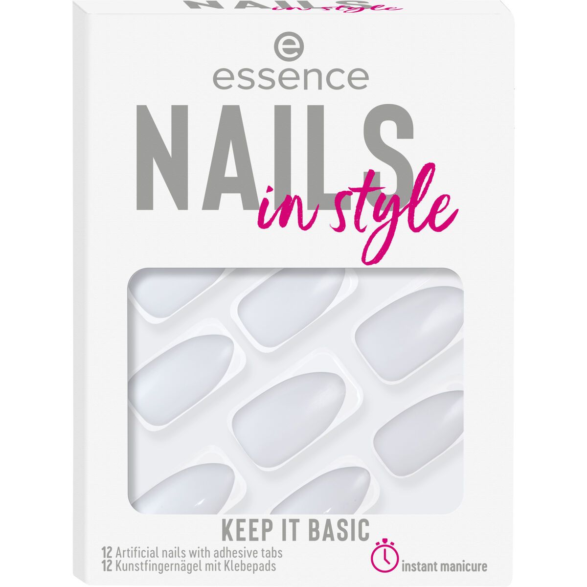 KALINDRA | BB. False nails Essence Nails In Style 15-keep it basic 12 Pieces (12 Units)