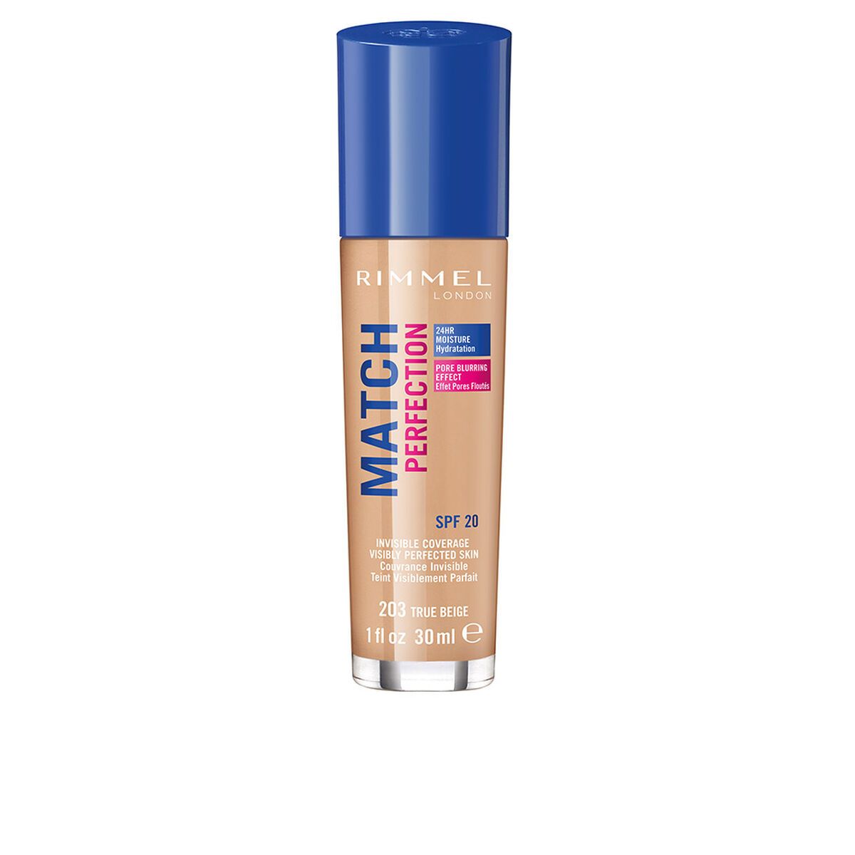 KALINDRA | BB. Liquid Make Up Base Rimmel London Match Perfection Nº 203 Spf 20 30 ml