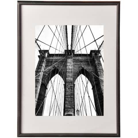 Cornice Methodo Hooker Crilex da parete A4 nero K980101