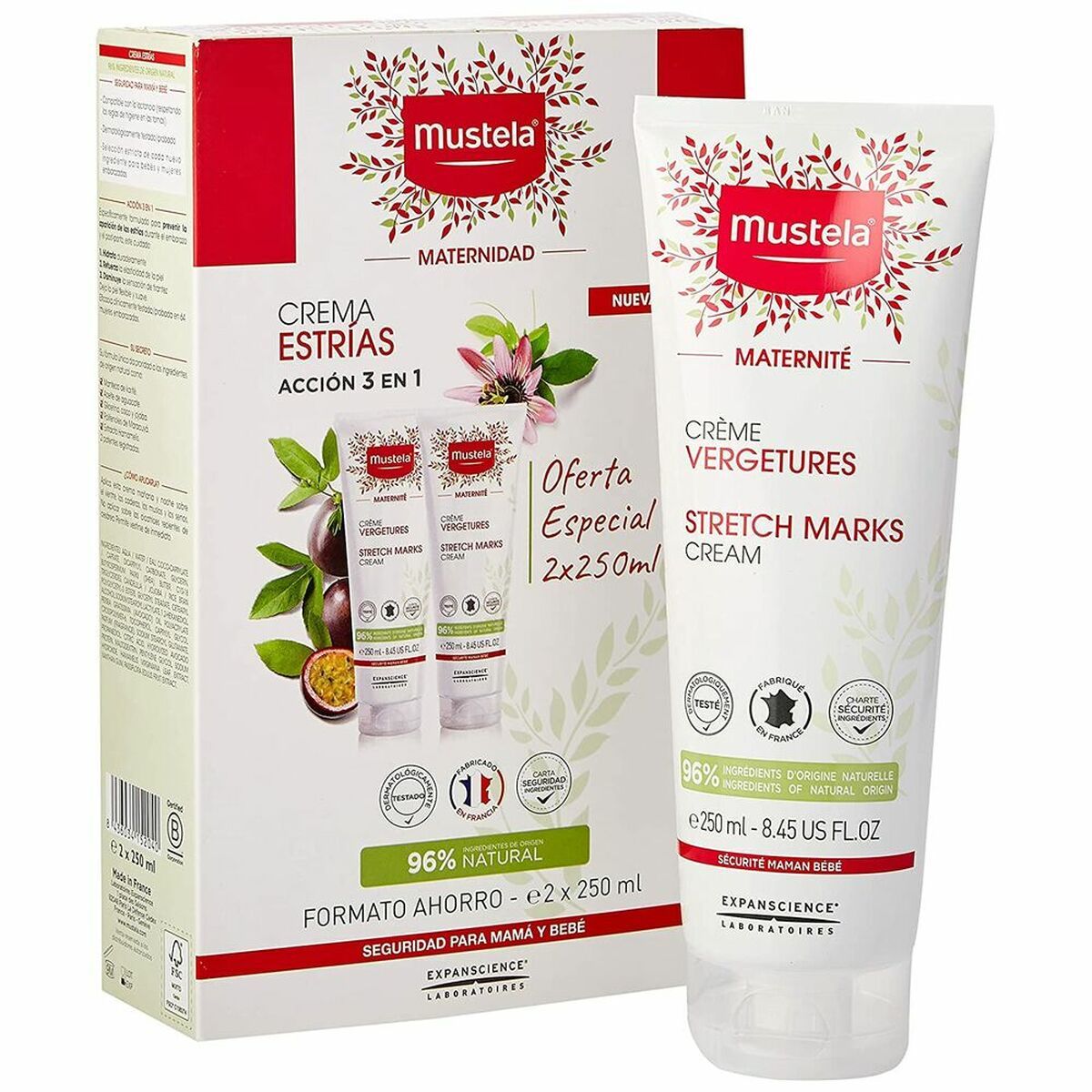 KALINDRA | BB. Anti-Stretch Mark Cream Mustela 48623 250 ml 3-in-1