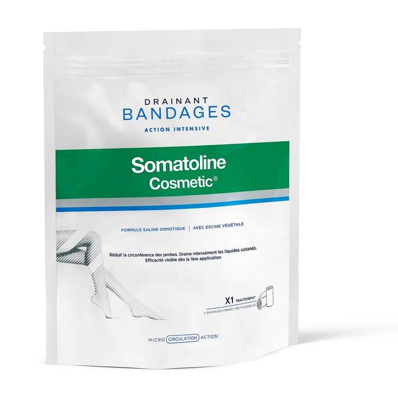 KALINDRA | BB. Bandages Somatoline Drenante Kit Completo Reducer Draining (1 Unit) (2 uds)