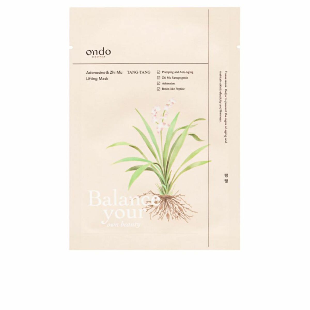 KALINDRA | BB. Facial Mask Ondo Beauty 36.5 Adenosine &amp; Zhi Mu 25 ml Firming