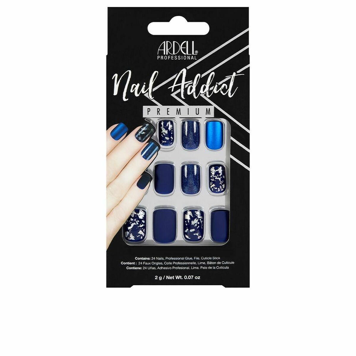 KALINDRA | BB. False nails Ardell Nail Addict Matte Blue (24 pcs)