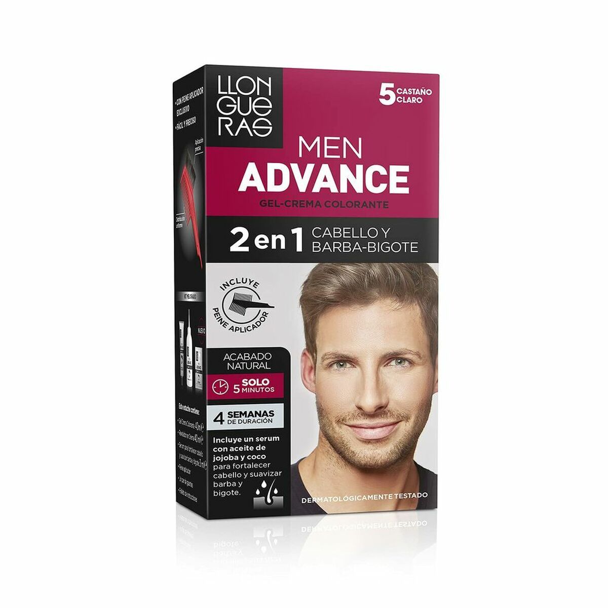 KALINDRA | BB. Colouring Cream Llongueras Men Advance 5 - Light Brown Nº 5-Castano Claro Semi-permanent