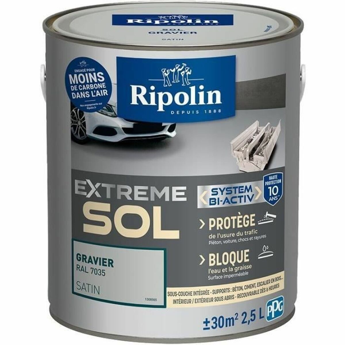KALINDRA | BB. Primer Paint Ripolin Grey Satin finish 2,5 L