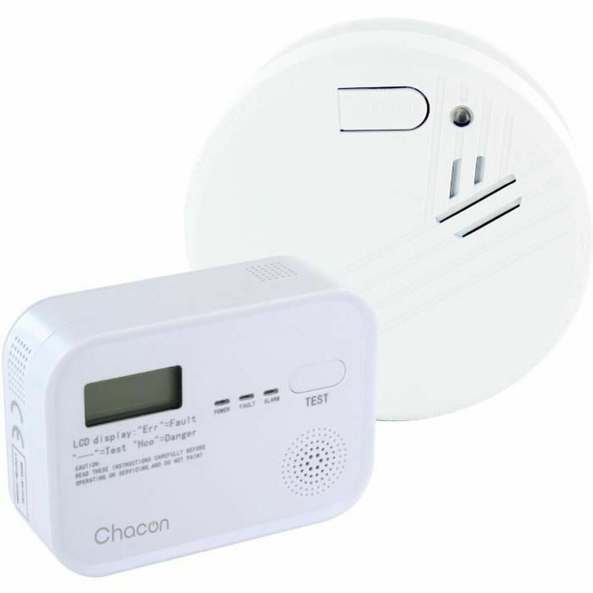 KALINDRA | BB. Set of smoke and carbon monoxide detectors Chacon