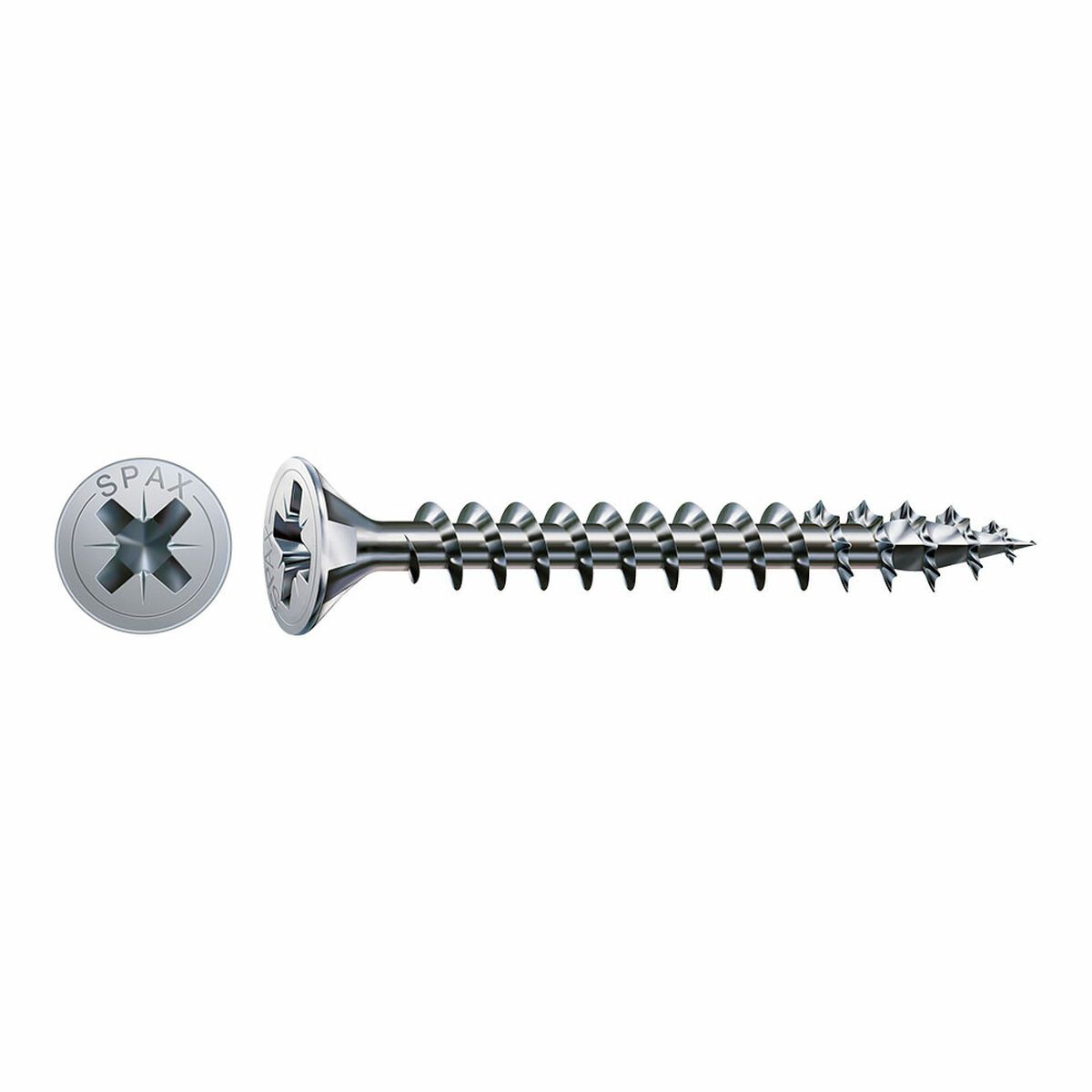 KALINDRA | BB. Box of screws SPAX Wood screw Flat head (4 x 16 mm) (4,0 x 16 mm)