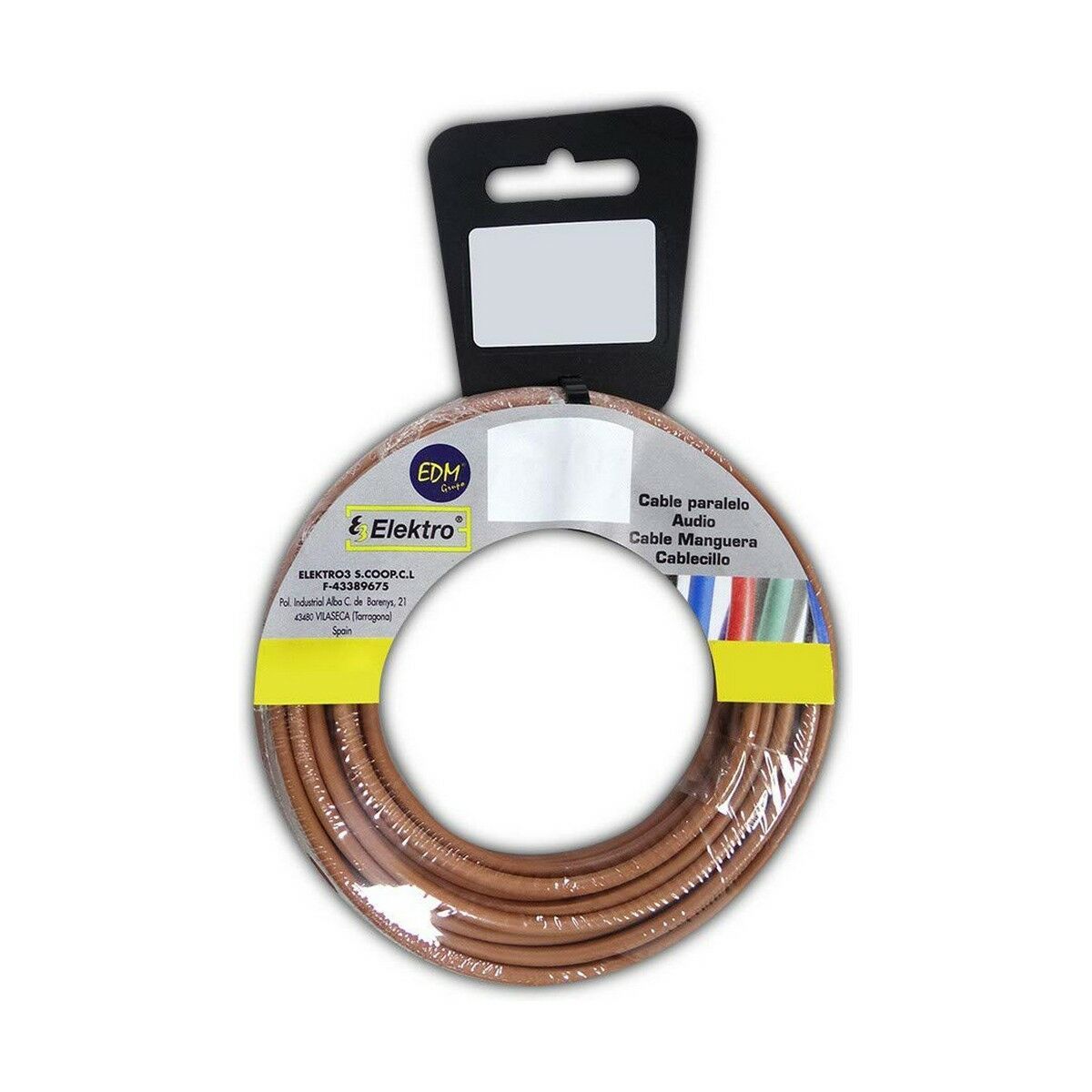 KALINDRA | BB. Cable EDM 28482 Brown 4 mm 4 x 1,5 mm 5 m