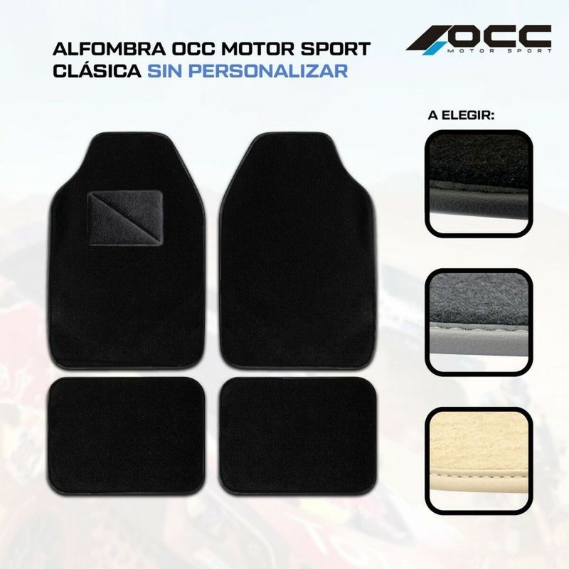 KALINDRA | BB. Car Floor Mat Set OCC Motorsport OCCST0016GD Seat Leon Mk3 3 Puertas