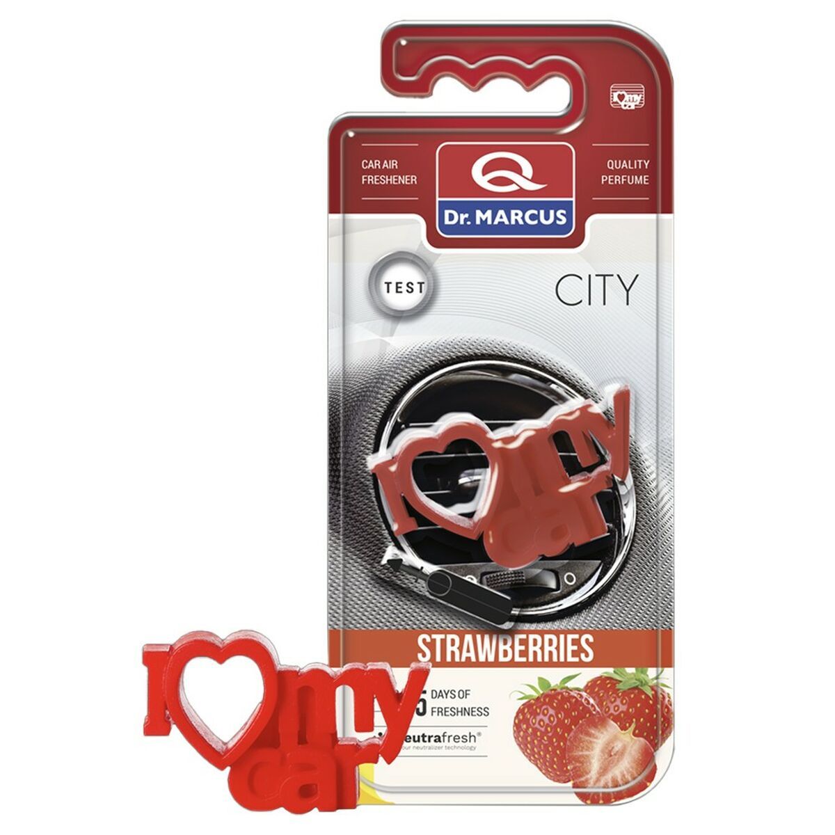 KALINDRA | BB. Car Air Freshener Dr Marcus City Strawberry Plastic Fragrance
