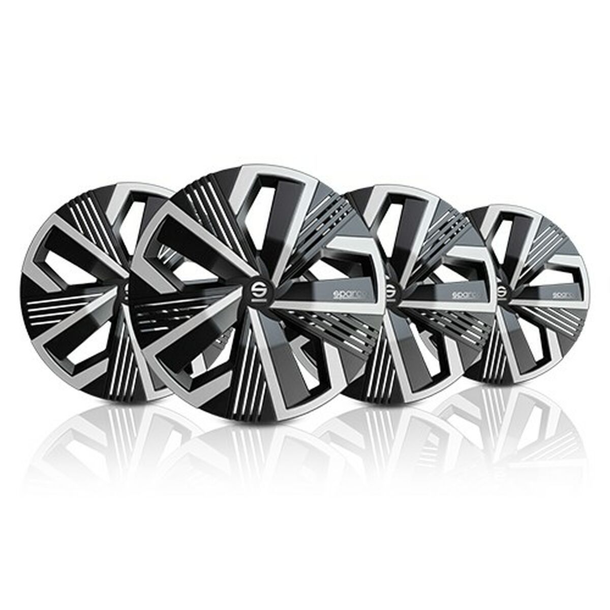 KALINDRA | BB. Hubcap Goodyear Nagoya Black/Silver 15" 4 Units