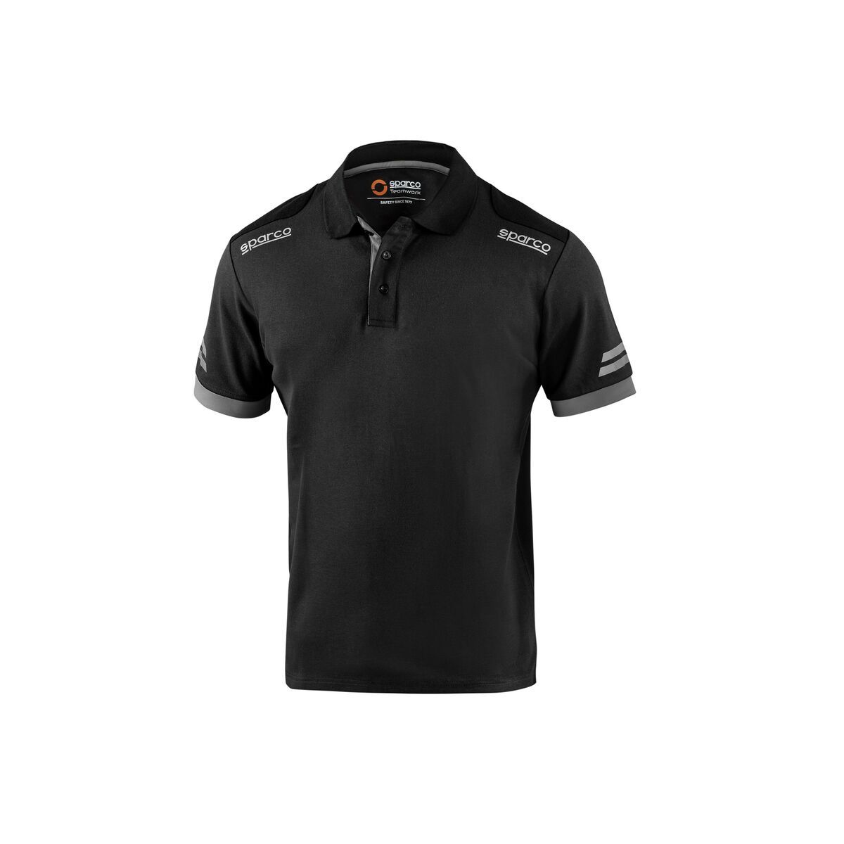 KALINDRA | BB. Men’s Short Sleeve Polo Shirt Sparco Koma Tools 02415nrgs Black Grey