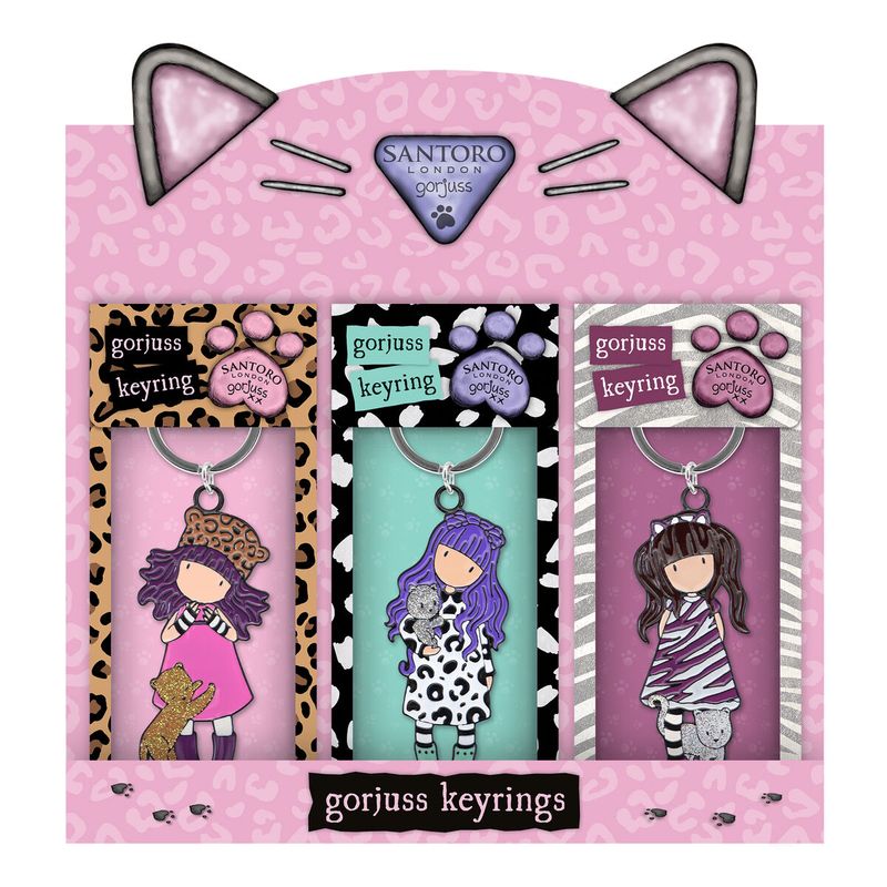 KALINDRA | BB. Keychain Gorjuss Purrrrrfect love 12 Pieces