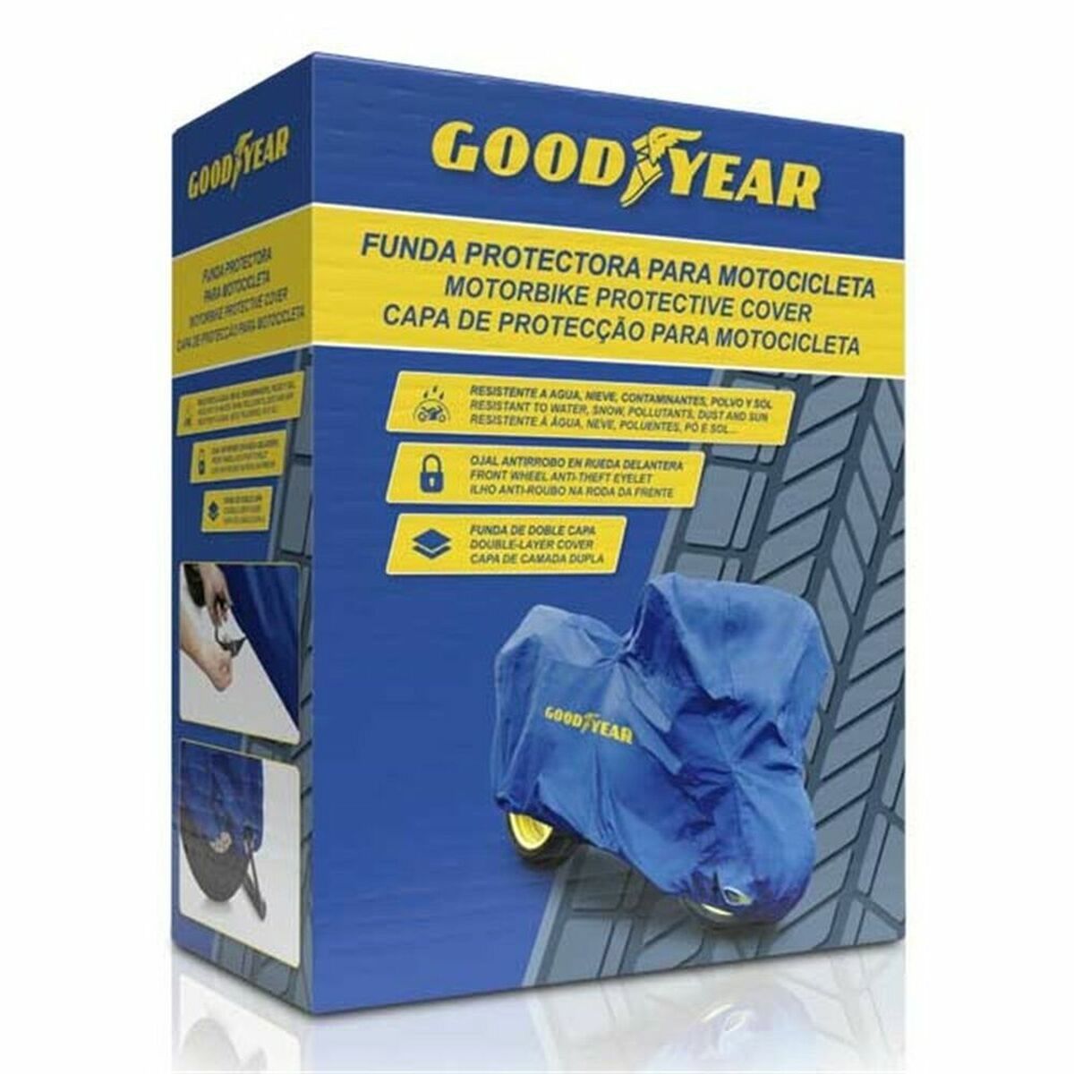 KALINDRA | BB. Motorcycle Cover Goodyear GOD7022 Blue