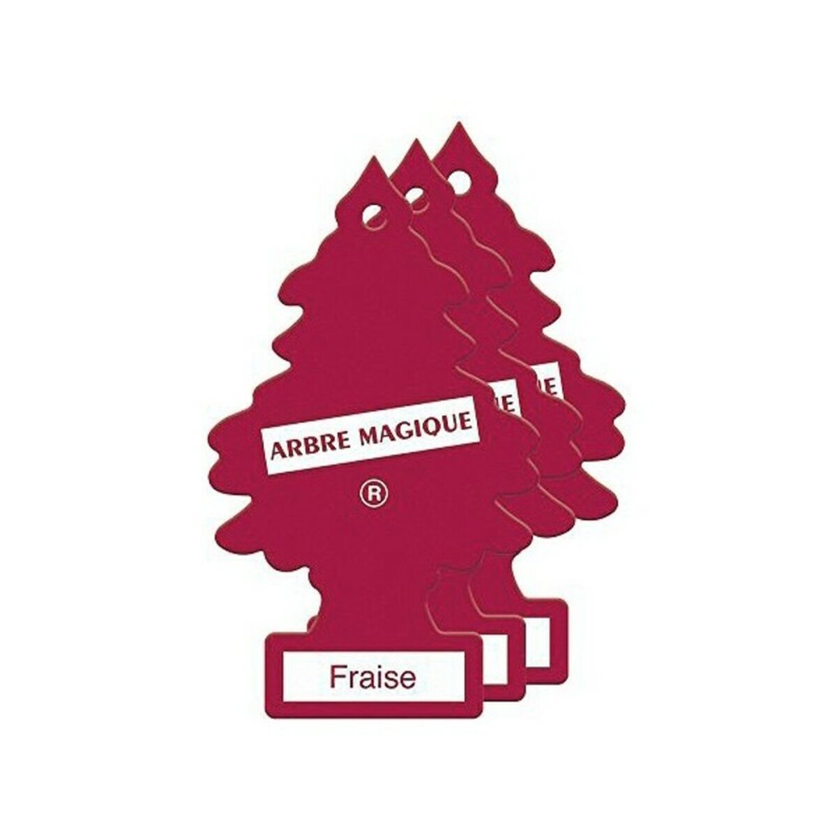 KALINDRA | BB. Car Air Freshener Arbre Magique Pinewood Strawberry (3 uds)