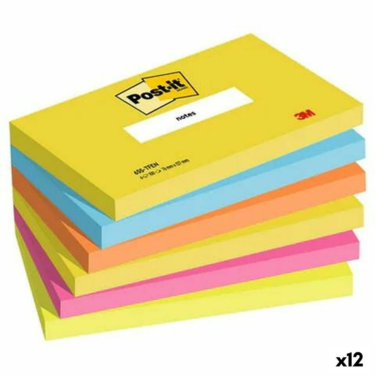 KALINDRA | BB. Sticky Notes Post-it Multicolour 76 x 127 mm 6 Pieces (12 Units)