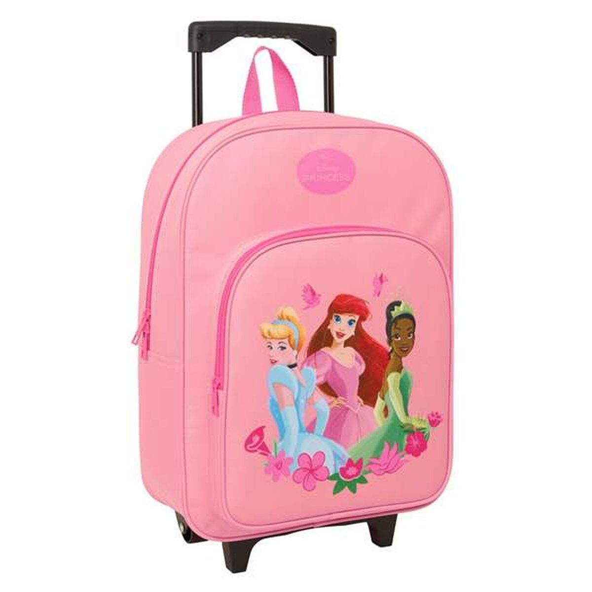 KALINDRA | BB. School Rucksack with Wheels Disney Princess Pink 32 x 42 x 14 cm