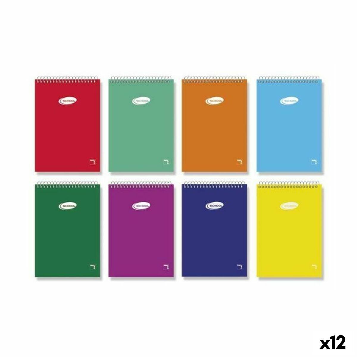 KALINDRA | BB. Set of exercise books Pacsa BASIC 1/12 80 Sheets 10 Pieces (12 Units)