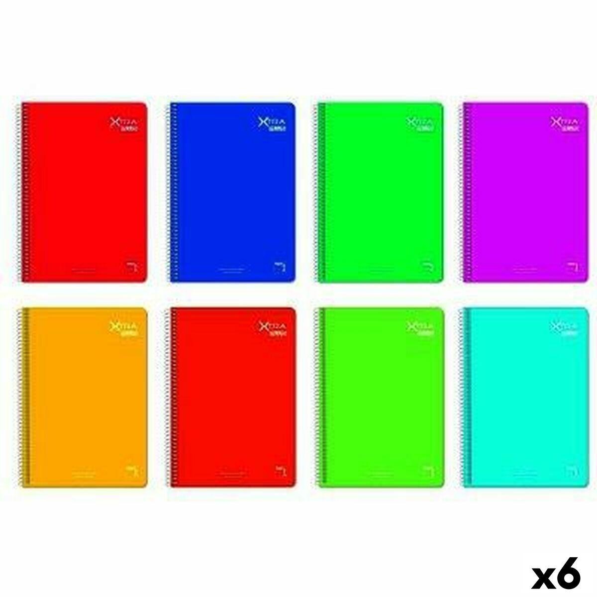 KALINDRA | BB. Set of exercise books Pacsa XTRA Din A4 80 Sheets 21,5 x 31,5 cm 5 Pieces (6 Units)