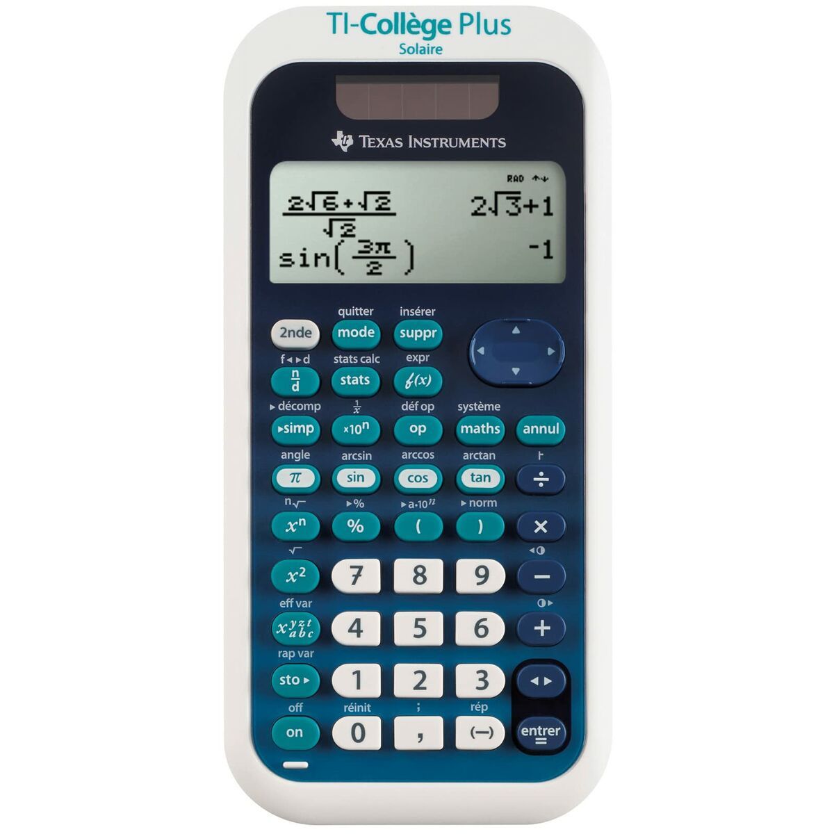 KALINDRA | BB. Scientific Calculator Texas Instruments TI College Plus Blue