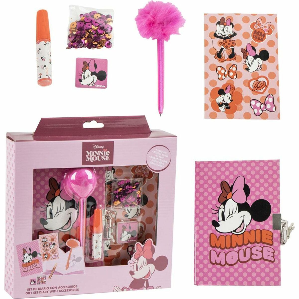 KALINDRA | BB. Stationery Set Minnie Mouse Multicolour