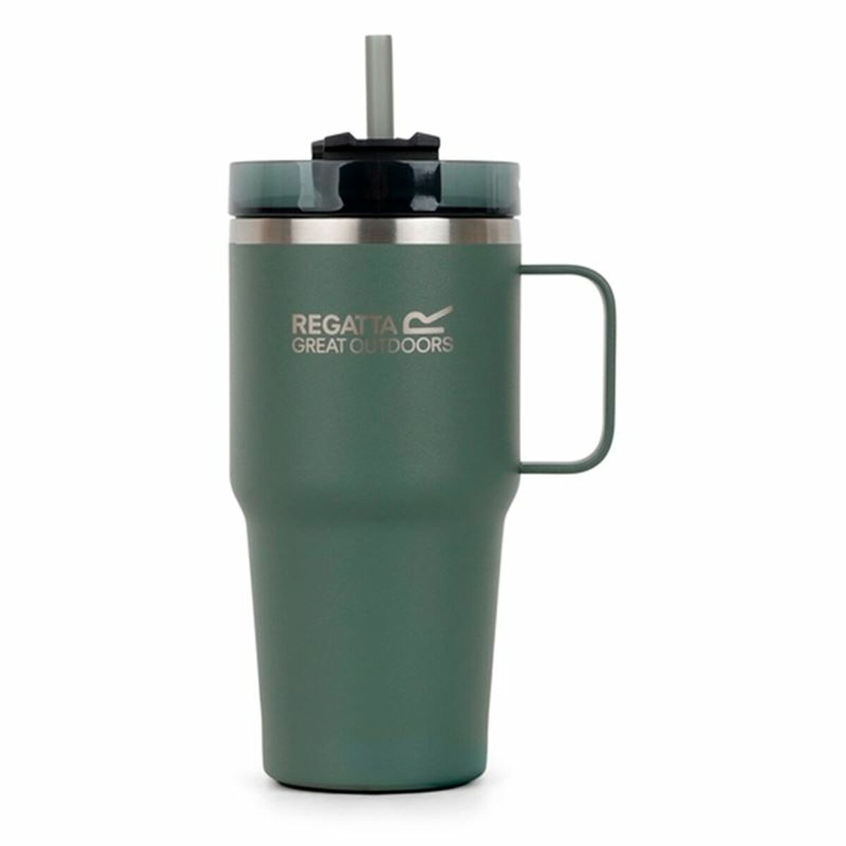 KALINDRA | BB. Cup with Straw Regatta Thermo Insulated Mug 600 ml Green Stainless steel