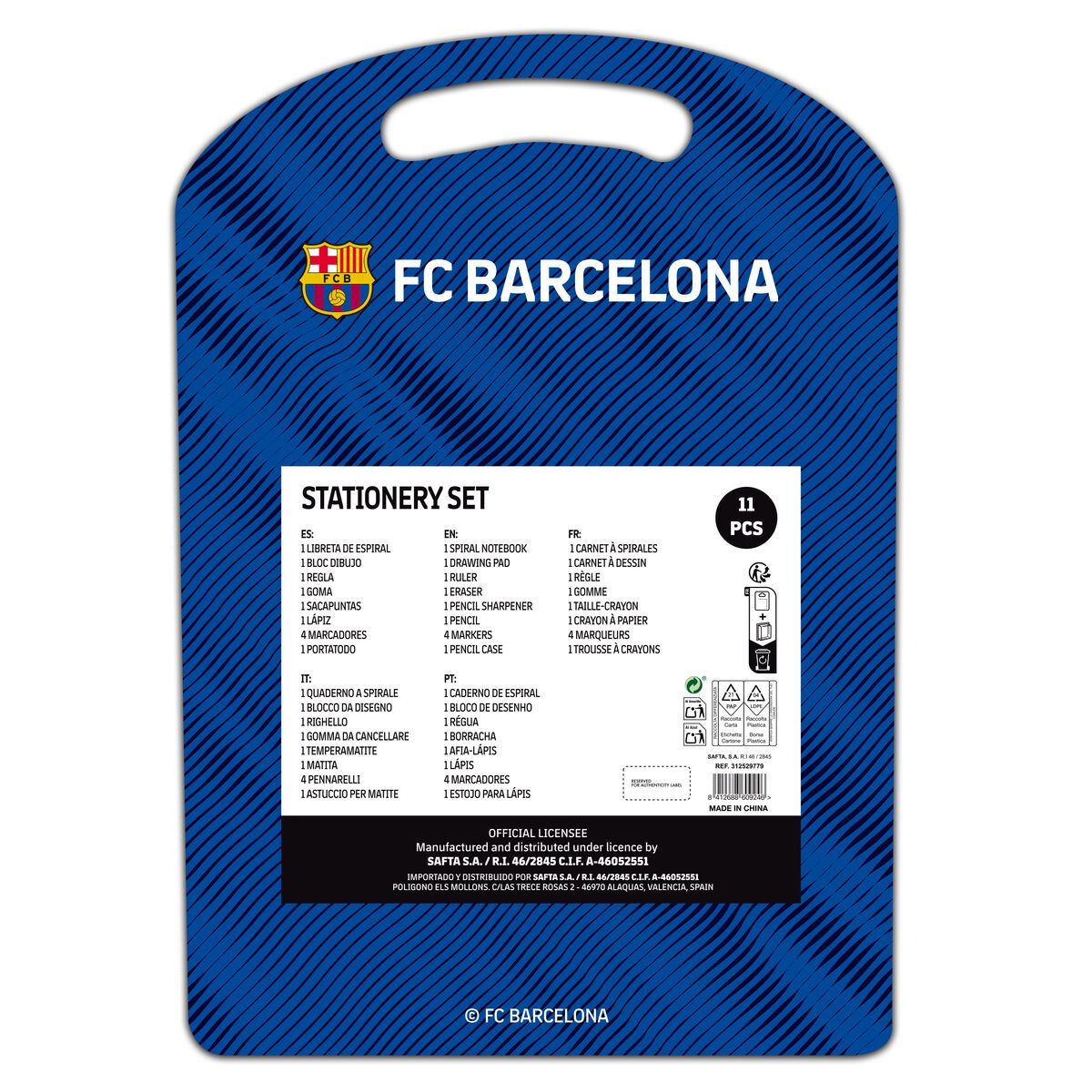 KALINDRA | BB. Pencil Lead Holder F.C. Barcelona Blue Maroon
