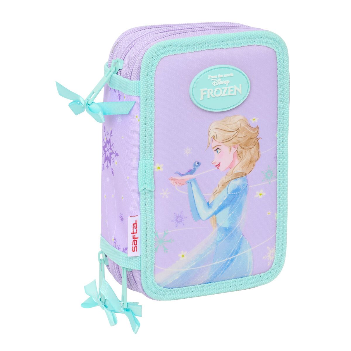 KALINDRA | BB. Triple Pencil Case Frozen Spirit Lilac 12,5 x 19,5 x 5,5 cm 37 Pieces