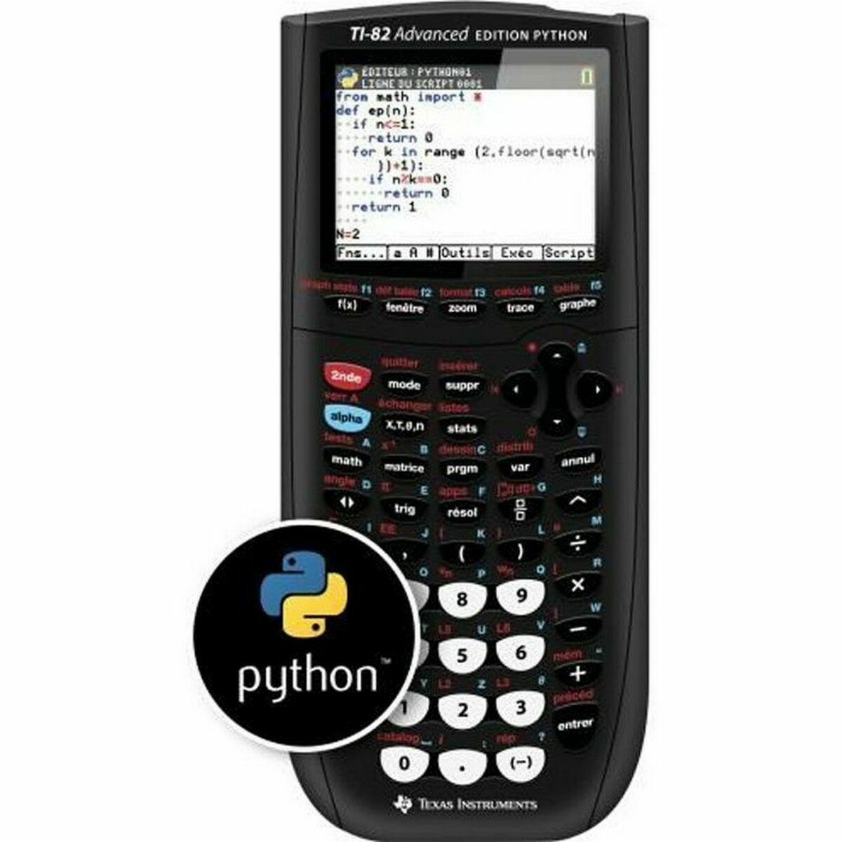 KALINDRA | BB. Graphic calculator Texas Instruments Black