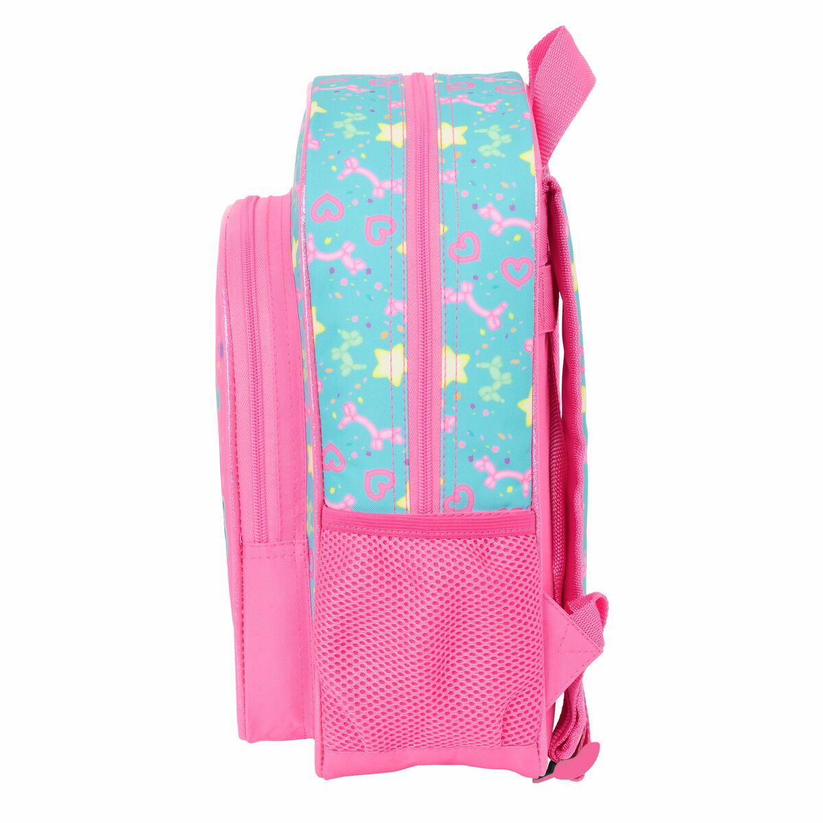KALINDRA | BB. School Bag Gabby's Dollhouse Confetti Pink Turquoise 26 x 34 x 11 cm