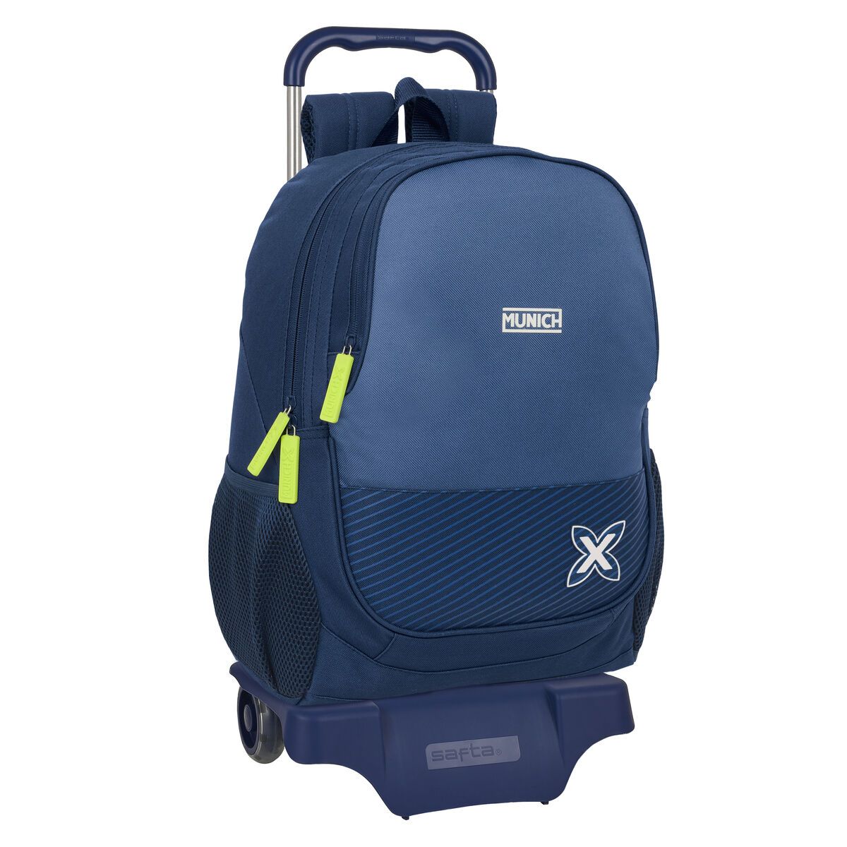 KALINDRA | BB. School Rucksack with Wheels Munich Blue indigo Blue 32 x 44 x 16 cm