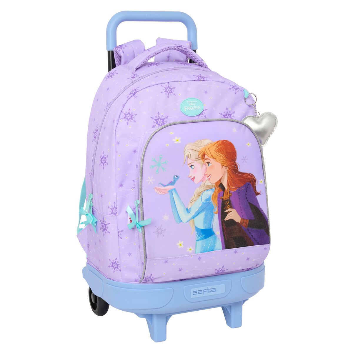 KALINDRA | BB. School Rucksack with Wheels Frozen Spirit Lilac 33 x 45 x 22 cm