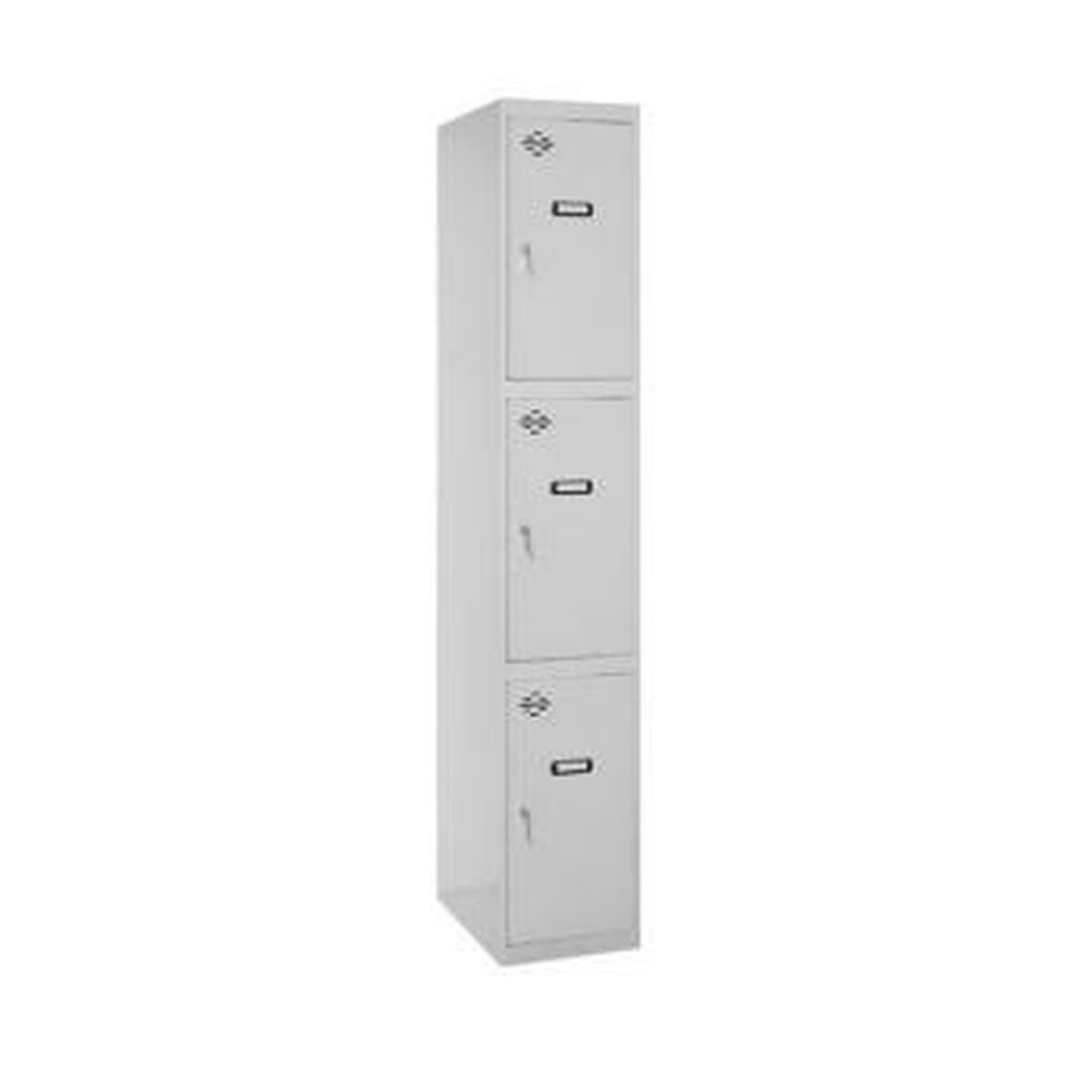 KALINDRA | BB. Locker SimonRack Grey Metal 3 doors 180 x 50 x 30 cm