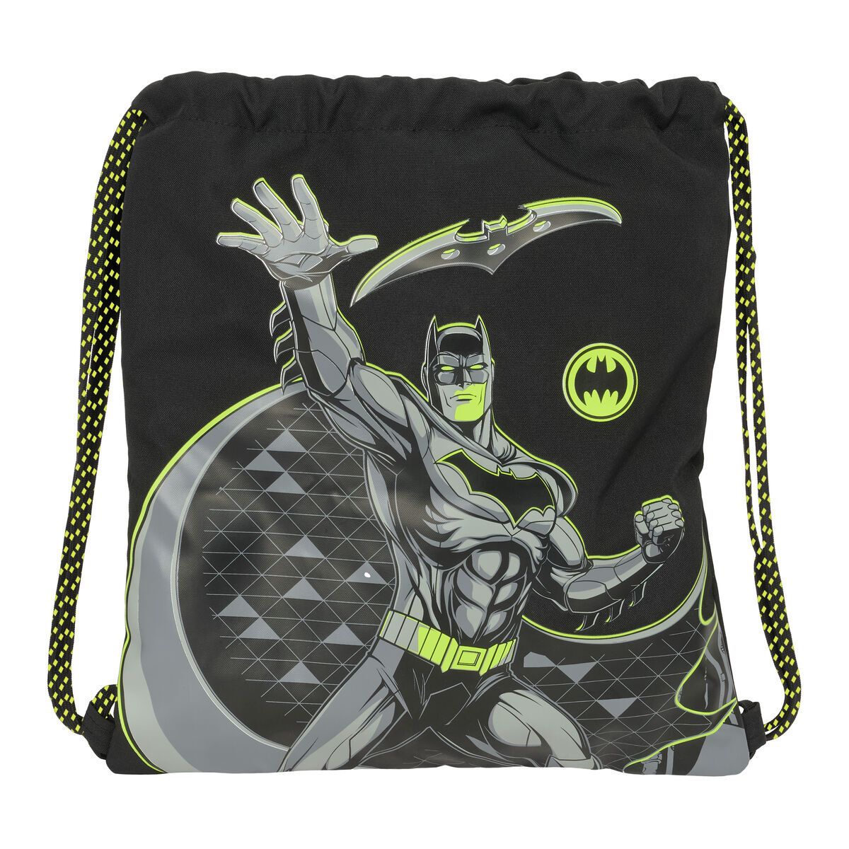 KALINDRA | BB. Backpack with Strings Batman Game over Black 35 x 40 x 1 cm