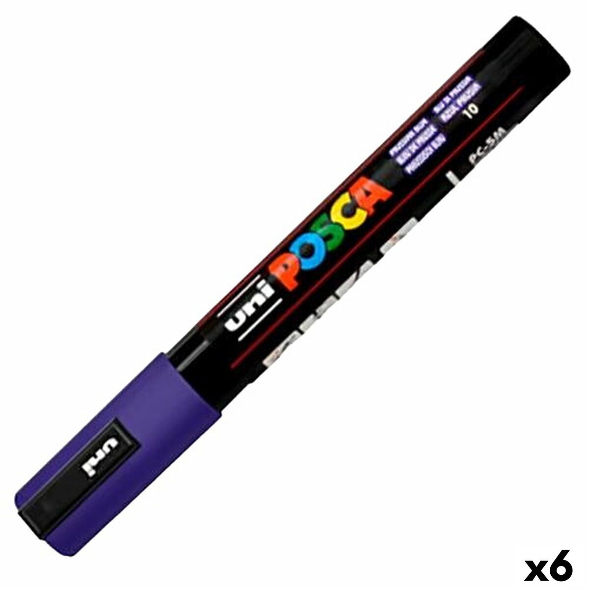 KALINDRA | BB. Acrylic paint marker POSCA PC-5M Dark blue 1,8-2,5 mm (6 Units)