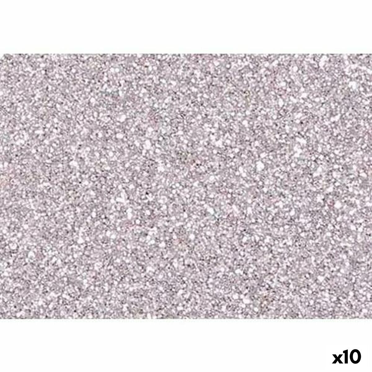 KALINDRA | BB. Eva Rubber Fama Silver 20 x 30 cm Glitter (10 Units)