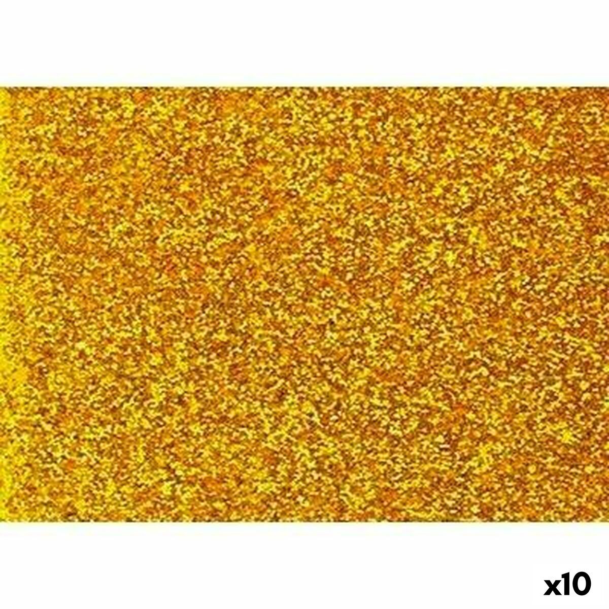 KALINDRA | BB. Eva Rubber Fama Golden 20 x 30 cm Glitter (10 Units)