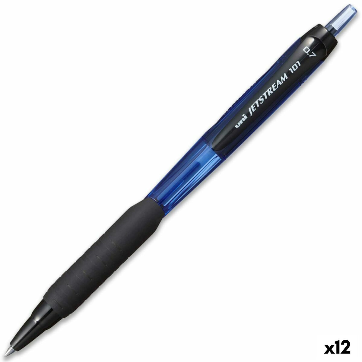 KALINDRA | BB. Liquid ink pen Uni-Ball Jetstream SXN-101-07 Blue 0,7 mm (12 Units)